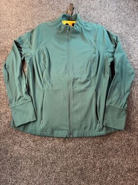 Avia Green Full Zip Women’s Sweatshirt Size XL